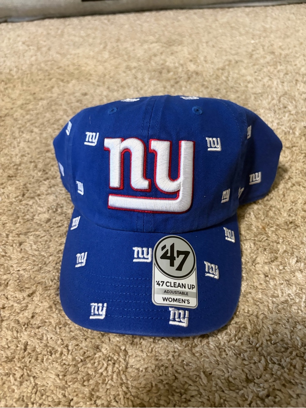 '47 Royal Blue New York Giants Logo Cap with White & Red Accents